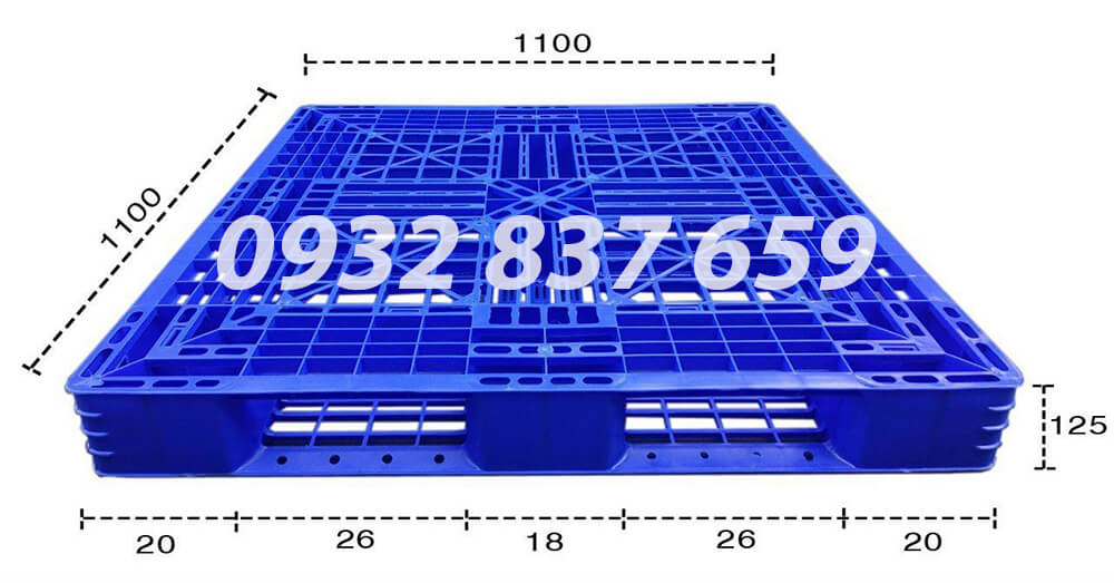 Pallet nhựa mẫu 116