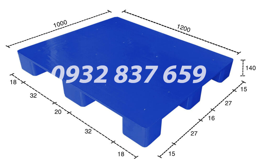 Pallet nhựa mẫu 120