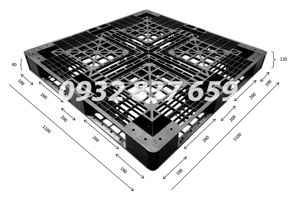 Pallet nhựa mẫu 114